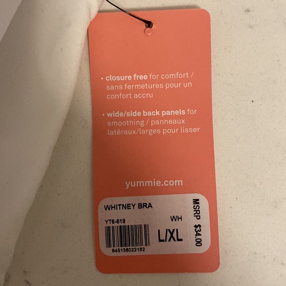 NWT Yummie Seamless Heather Bra - Picture 4 of 4